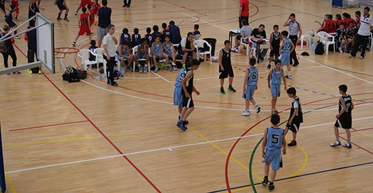 Partidos en la Costa Blanca Basket Cup 2015.