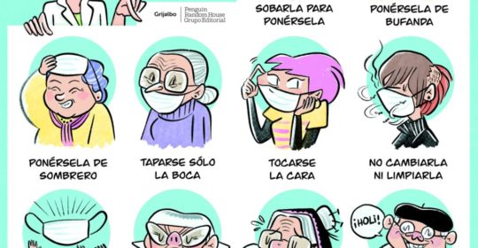 Lo que no hay que hacer con una mascarilla