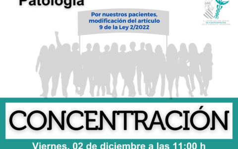 Concentración por la Ley 2/2022 en defensa de la fisioterapia